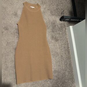 Aritzia Babaton Sculpt Knit Halter Dress